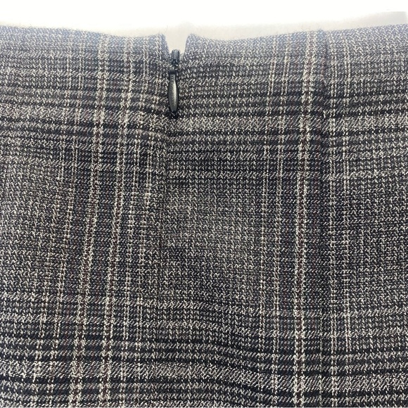 B. Wear plaid‎ pencil skirt flare hem size 11 rayon gray pre owned zipper casual - Picture 3 of 15